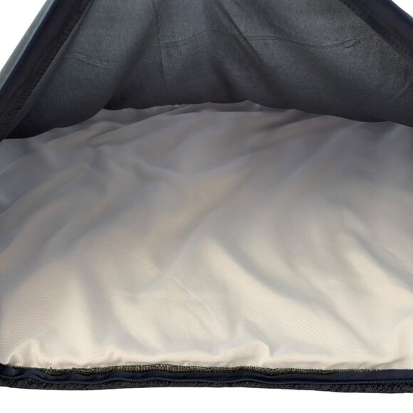 (2) Five Queens Court Woodstock Blue Gold Damask King Sham Pillowcases 35.5” - Picture 10 of 15